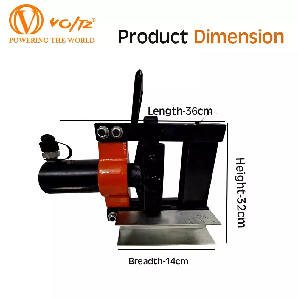 Voltz Hydraulic Busbar Bending Tool with CP-700 Pump, 15 Ton Bending Force and 700 Bar Maximum Pressure, VBB-150