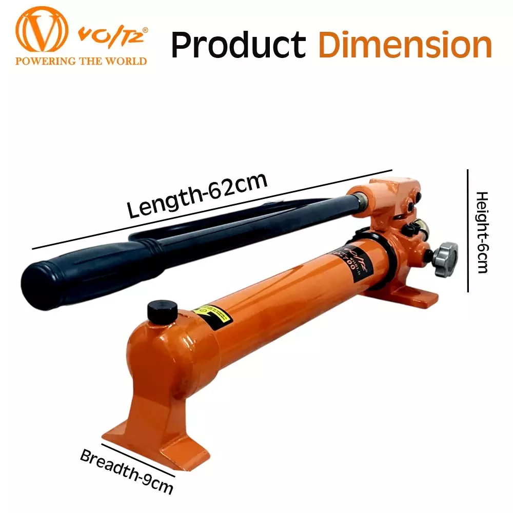 Voltz Hydraulic Busbar Bending Tool with CP-700 Pump, 15 Ton Bending Force and 700 Bar Maximum Pressure, VBB-150