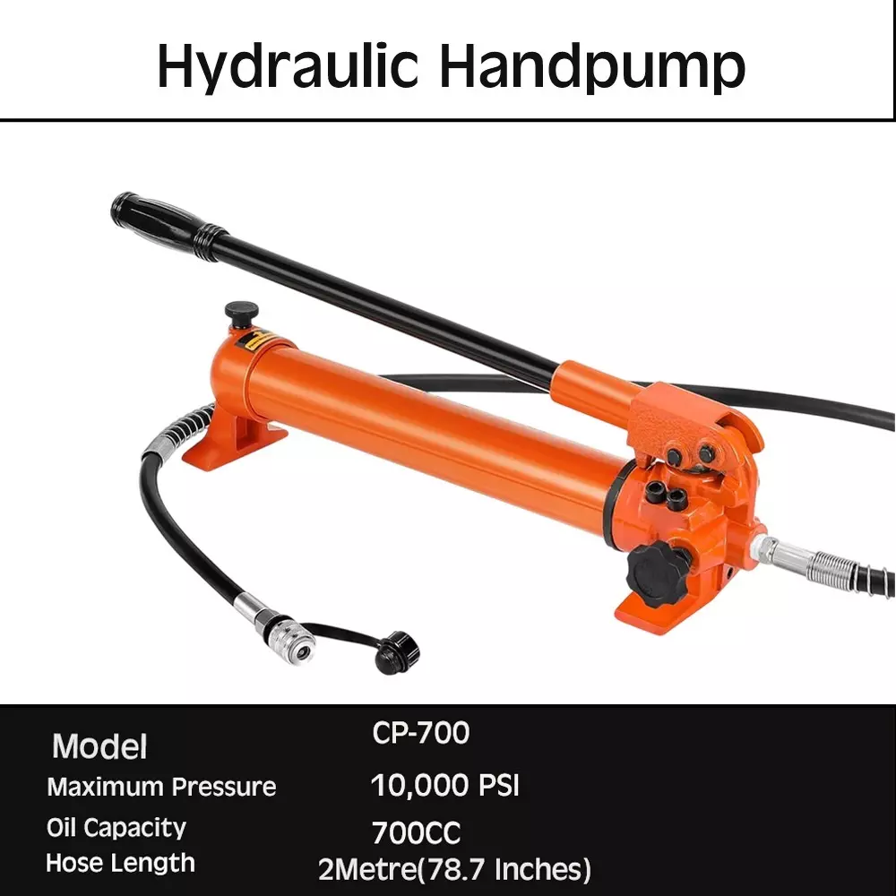 Voltz Hydraulic Copper Busbar Bender with CP-700 Hand Pump, 25 Ton Lifting Capacity and 12 mm Thickness, VBB-200