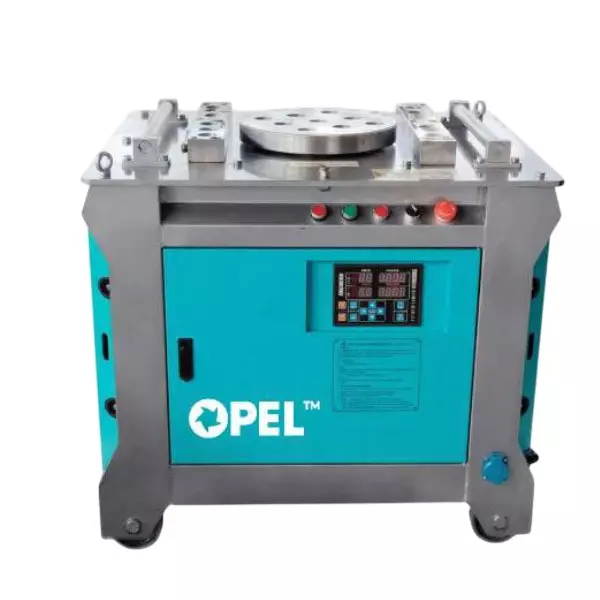 Opel Bar Bender Single Phase Steel 4 kW Motor Power 2.5 Ton/hrs Capacity for Industrial Use, MZ35602