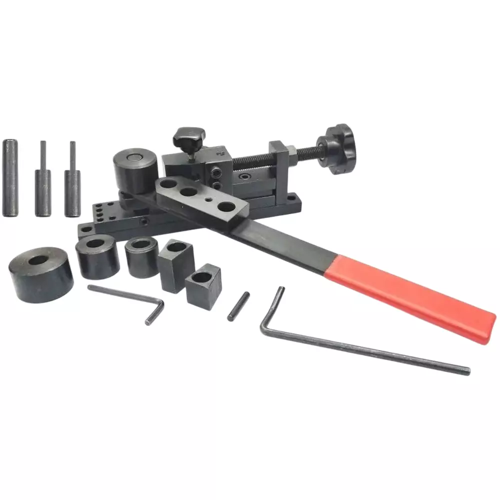 A.D INTERNATIONAL Universal Bending Machine Manual Mounting for Bending Metal Bars, Tubes, Pipes, And Steel Plates, 60-BM-101