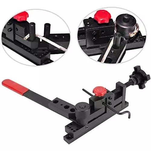 A.D INTERNATIONAL Universal Bending Machine Manual Mounting for Bending Metal Bars, Tubes, Pipes, And Steel Plates, 60-BM-101