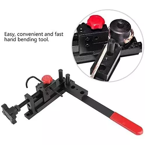 A.D INTERNATIONAL Universal Bending Machine Manual Mounting for Bending Metal Bars, Tubes, Pipes, And Steel Plates, 60-BM-101