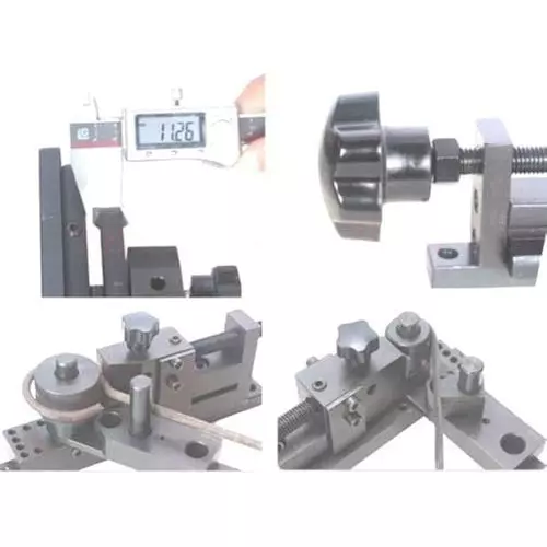 A.D INTERNATIONAL Universal Bending Machine Manual Mounting for Bending Metal Bars, Tubes, Pipes, And Steel Plates, 60-BM-101