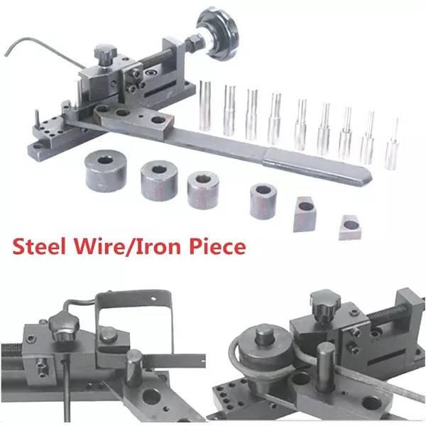 A.D INTERNATIONAL Universal Bending Machine Manual Mounting for Bending Metal Bars, Tubes, Pipes, And Steel Plates, 60-BM-101