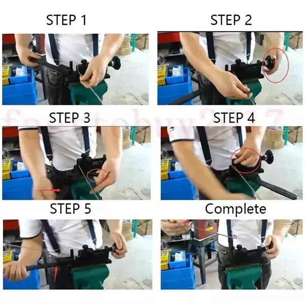 Buyohlic International Universal Bending Machine Manual Mounting for Bending Metal Bars, Tubes, Pipes, And Steel Plates, 60-BM-101