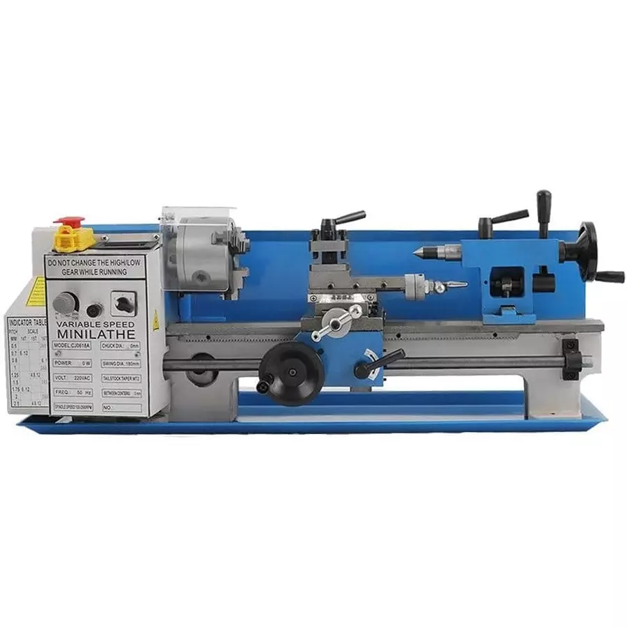A.D INTERNATIONAL CNC Mini Lathe Machine Bench Top Mount and Size 7x14 inch, NJ-4XF5-YJCS