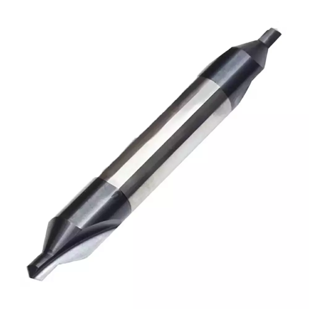 MIRANDA TOOLS Solid Carbide Centre Drill DIN 333 Standard Type A Bright Finish, Pilot Diameter 2.5 mm and Body Diameter 6.3 mm