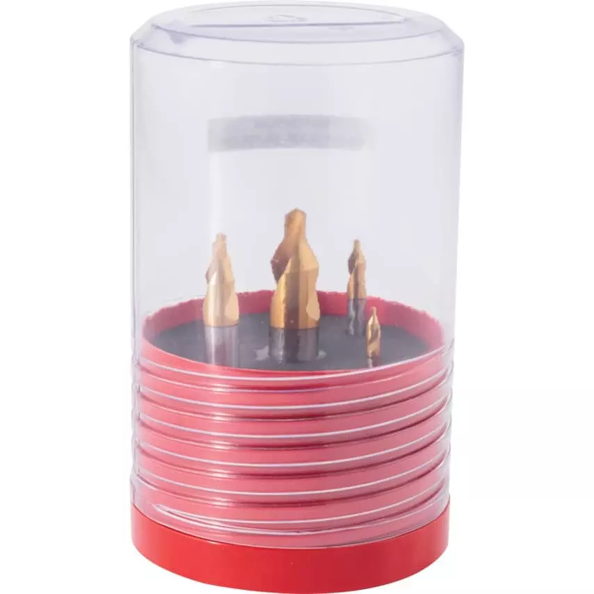 swiss-tech-centre-drill-set-bs1-to-bs5-ground-flute-standard-length-high-speed-steel-plain-cutting-style-pack-of-5