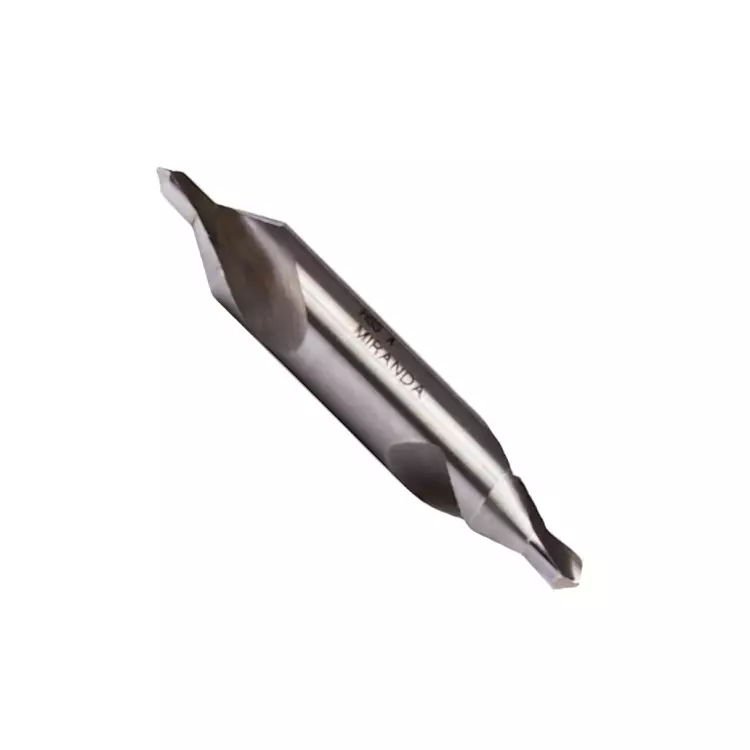 MIRANDA TOOLS HSS Center Drill Type A DIN 333, Pilot Diameter 4 mm & Body Diameter 10 mm