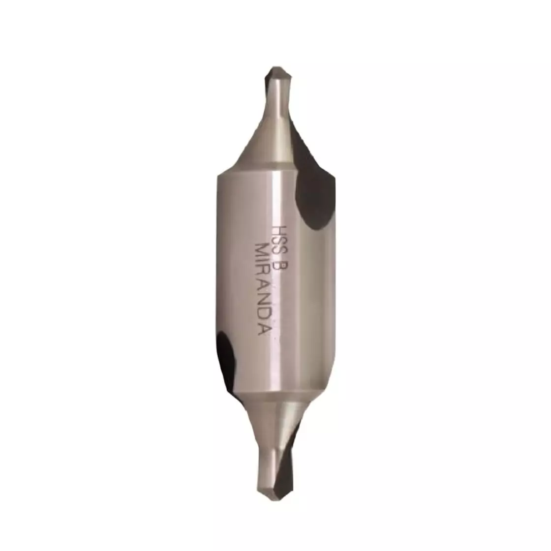 MIRANDA TOOLS HSS Center Drill Type B DIN 333, Pilot Diameter 6.3 mm & Body Diameter 20 mm