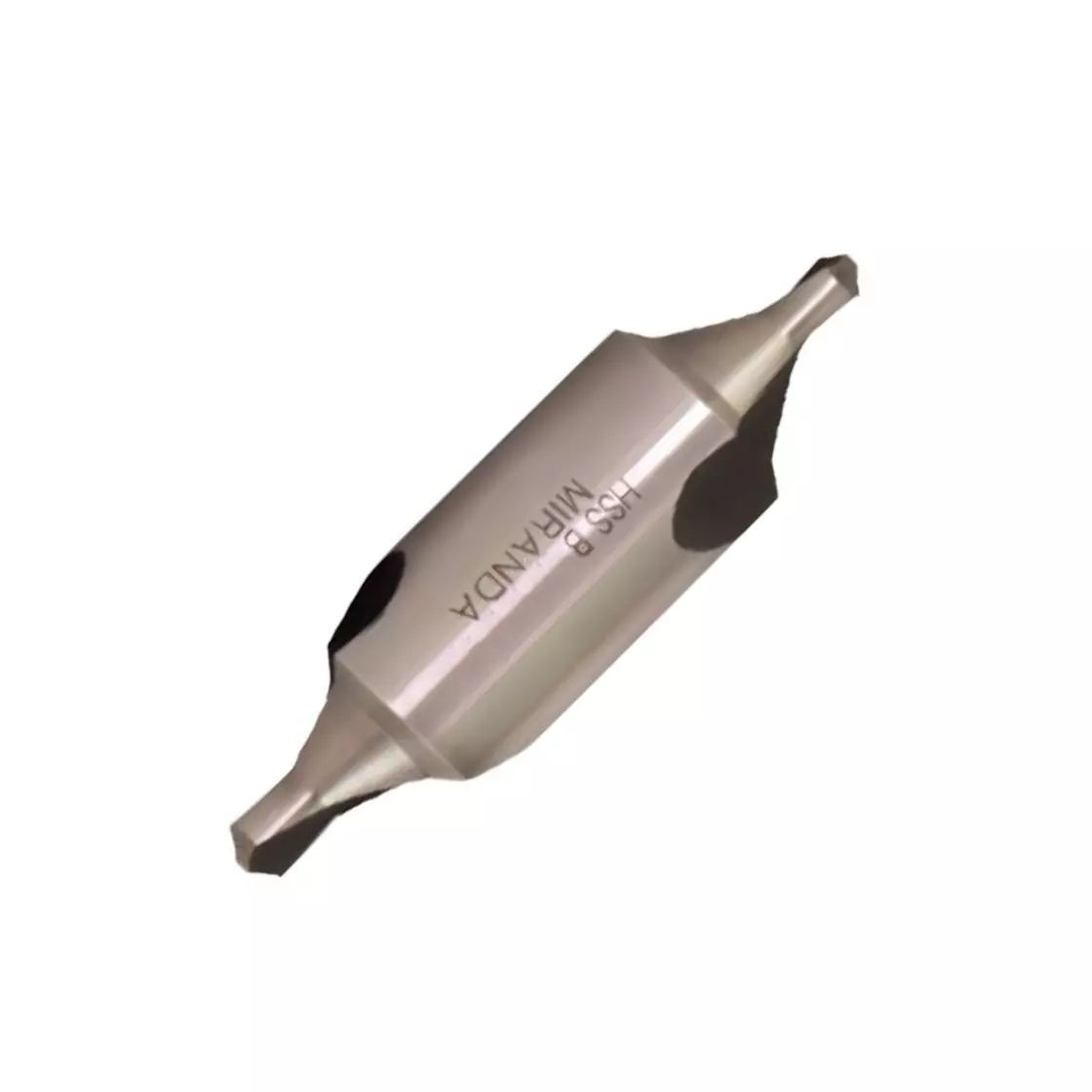 MIRANDA TOOLS HSS Center Drill Type B DIN 333, Pilot Diameter 6.3 mm & Body Diameter 20 mm
