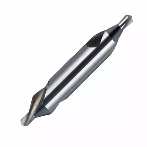 MIRANDA TOOLS HSS-E Center Drill Bright Finish BS 328, Pilot Diameter 2.38 mm & Body Diameter 6.35 mm