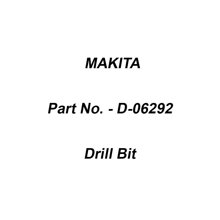 Makita 3X61 HSS Drill Bit, D-06292 (Set of 10 Pcs)