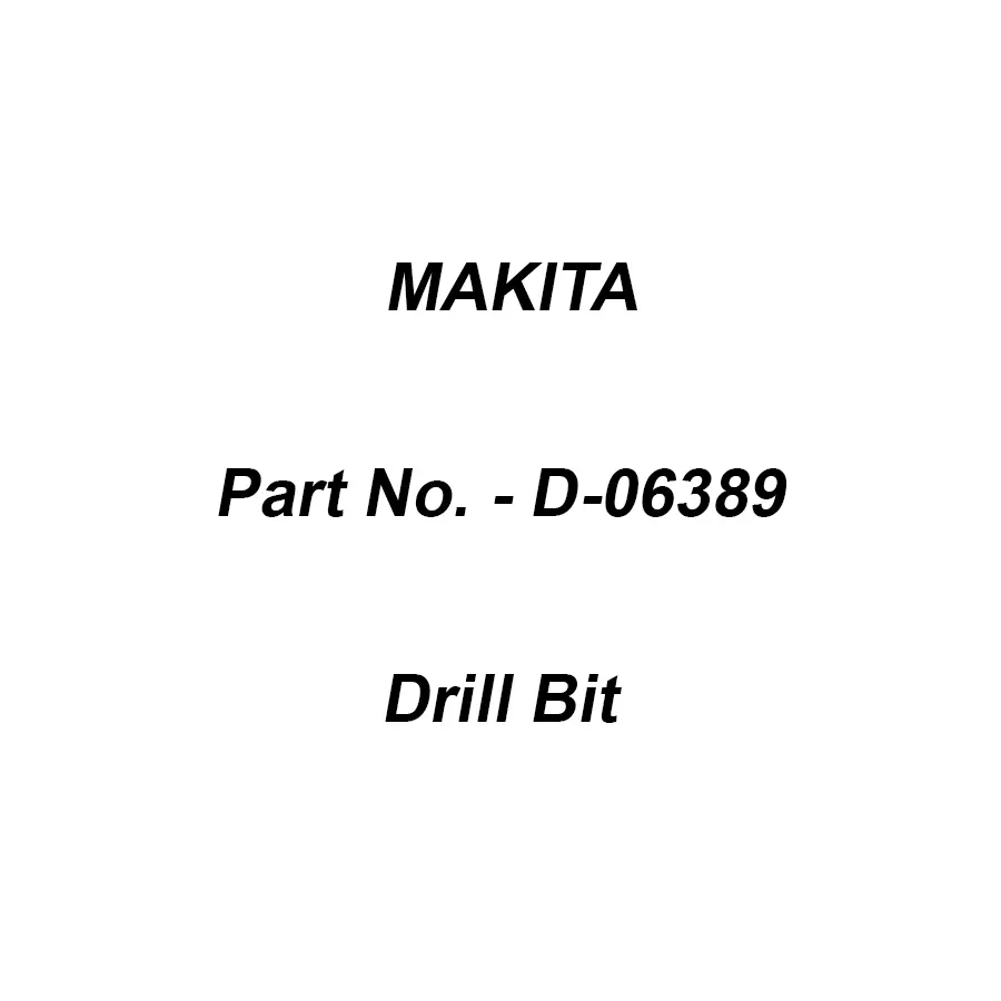 Makita 5.25X86 HSS Drill Bit, D-06389 (Pack of 10 Pcs)