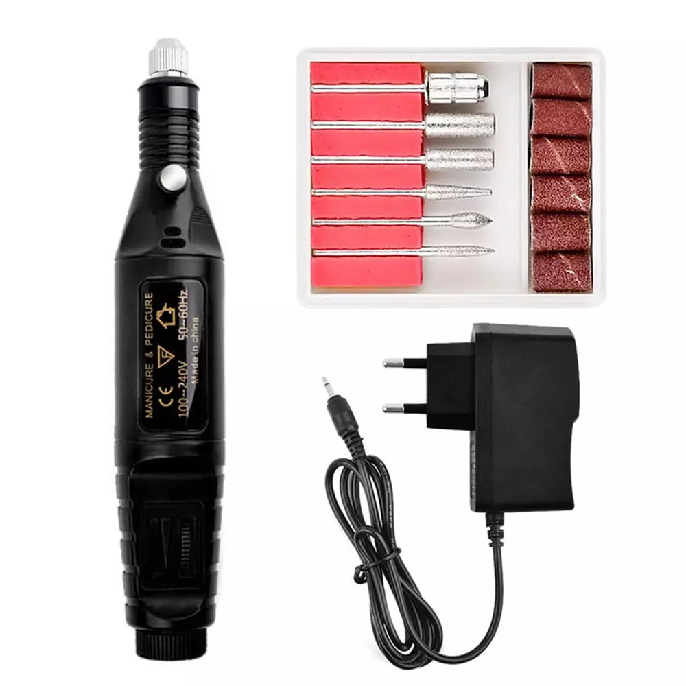 YADAV Electric Nail Drill Machine with Charger 20000 RPM Manicure & Pedicure Tool