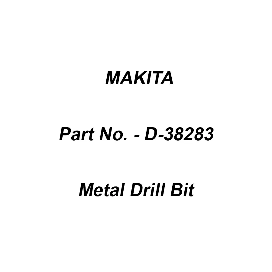 Makita HSS-R Metal Drill Bit Size 1.0 mm, D-38283 (Set of 2 Pcs)