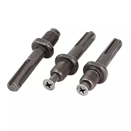 GENERIC SDS Plus Drill Chuck Adapter M12 Thread for Multi Brand Compatible (3 Pcs Set)