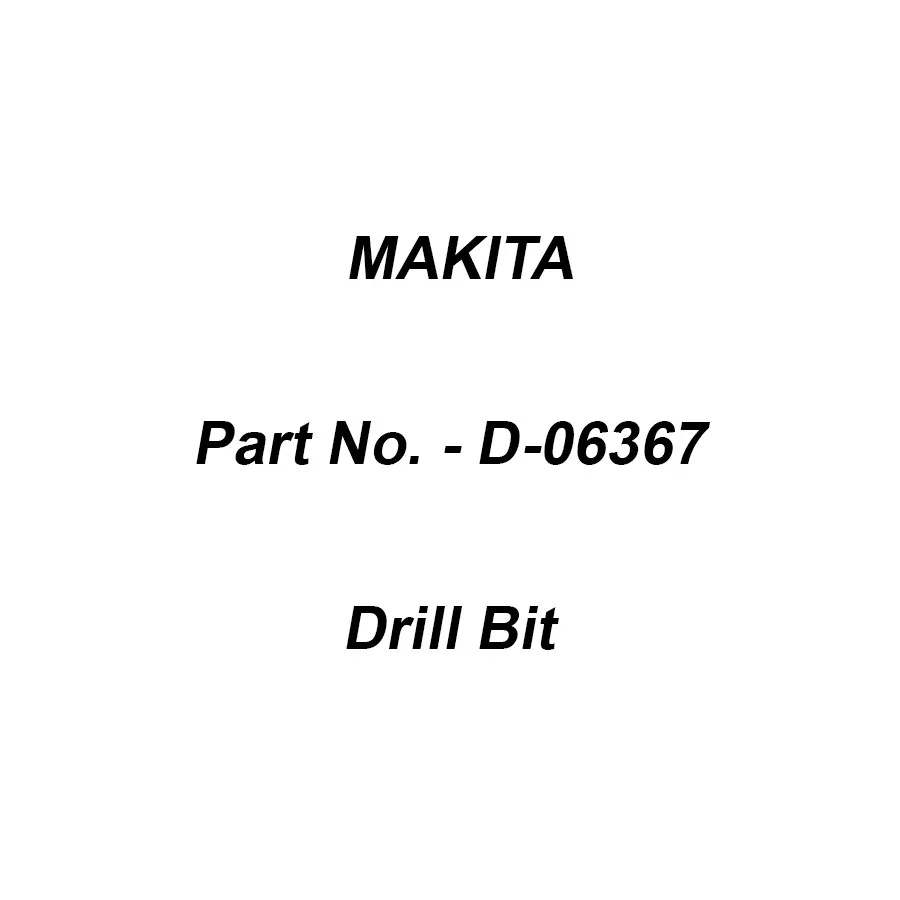 Makita 4.75X80 HSS Drill Bit, D-06367 (Pack of 10 Pcs)