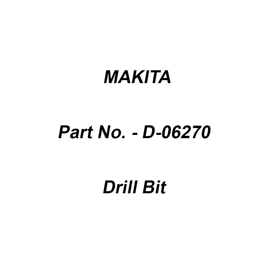 Makita 2.5X57 HSS Drill Bit, D-06270 (Set of 10 Pcs)