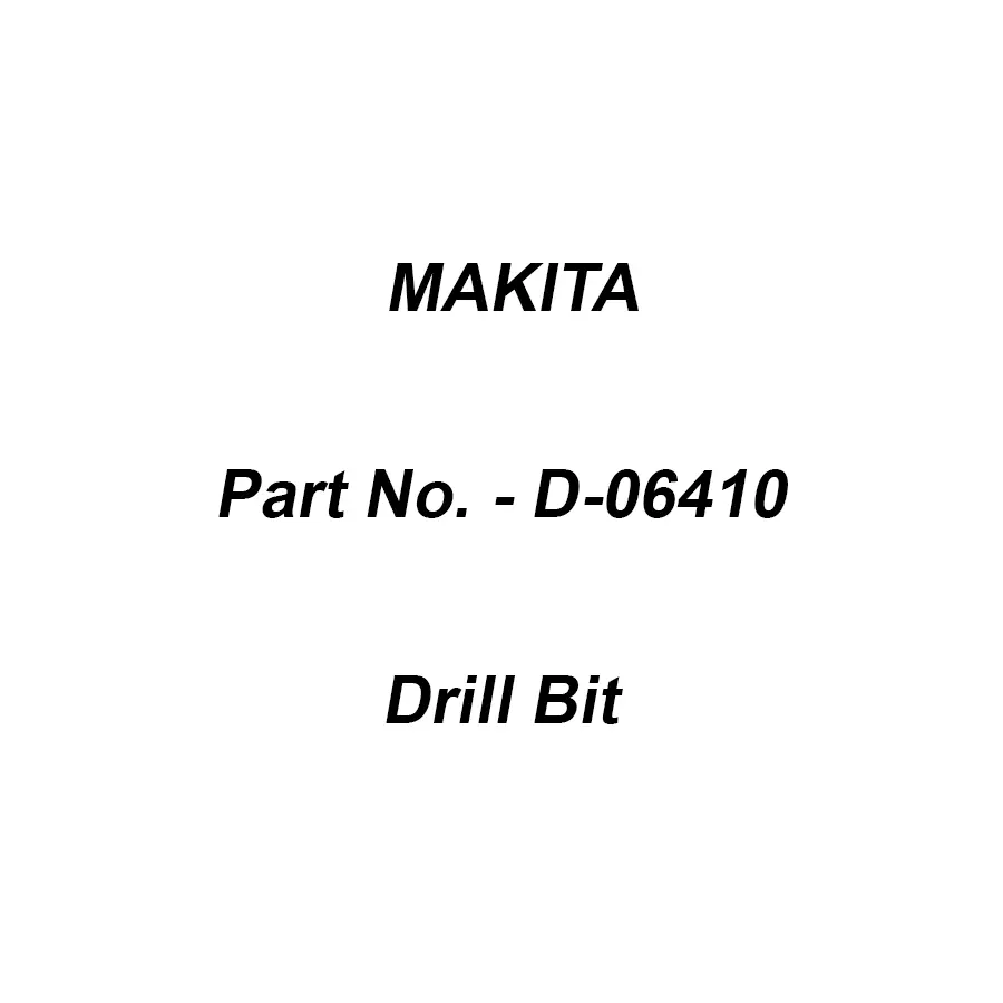 Makita 6X93 HSS Drill Bit, D-06410 (Set of 10 Pcs)