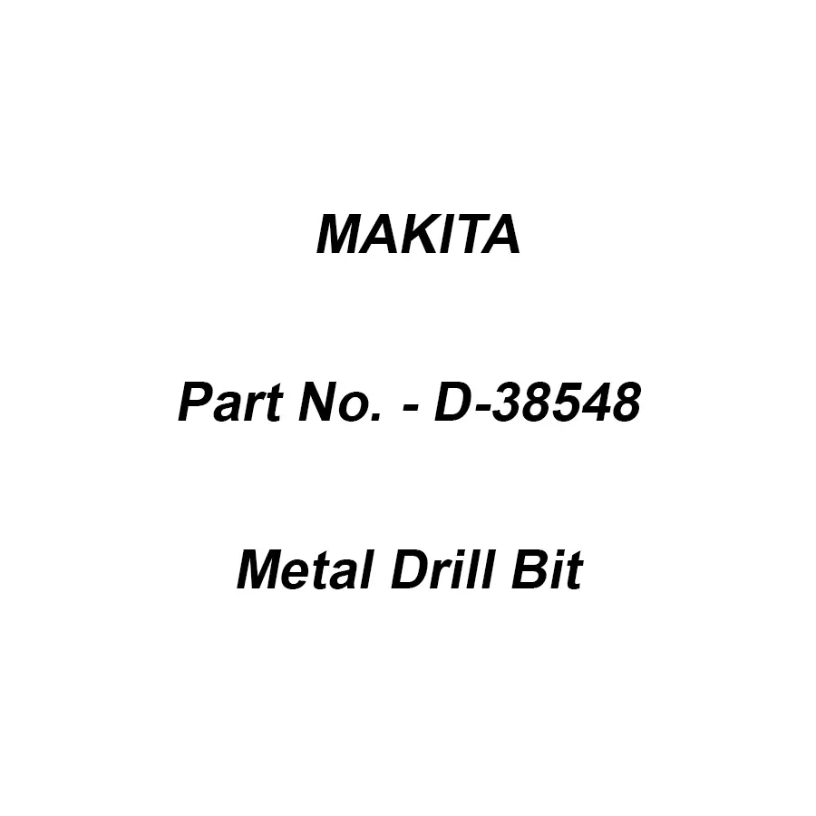 Makita HSS-R Metal Drill Bit Size 1.5 mm, D-38548 (Set of 10 Pcs)