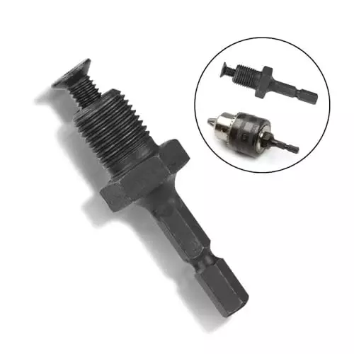 generic-drill-chuck-adapter-635-mm-14-inch-hex-shank-to-127-mm-12-inch-thread-with-reverse-screw-drill-accessory