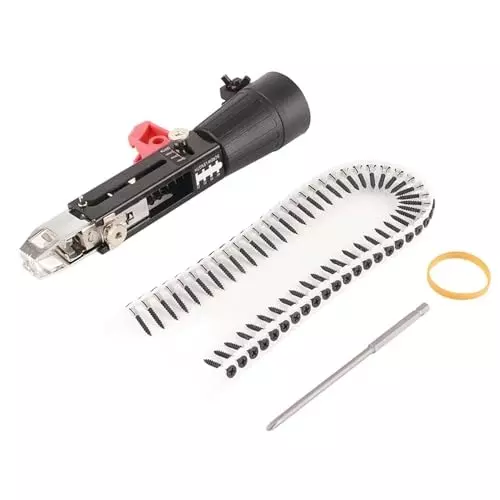 DY TOOLS Automatic Chain Drywall Screw Gun Attachment Aluminium & Rubber for Electric Drill