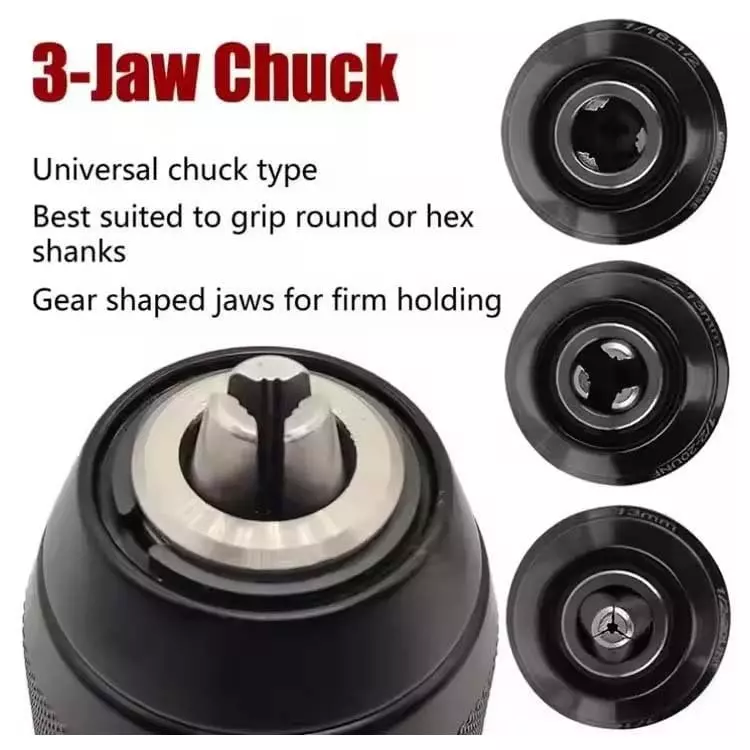 generic-0810-mm-metal-drill-chuck-38-24unf-thread-with-ratchet-lock-for-percussion-drills