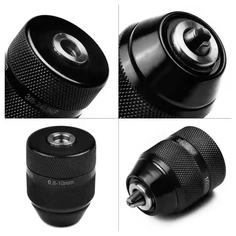 generic-0810-mm-metal-drill-chuck-38-24unf-thread-with-ratchet-lock-for-percussion-drills