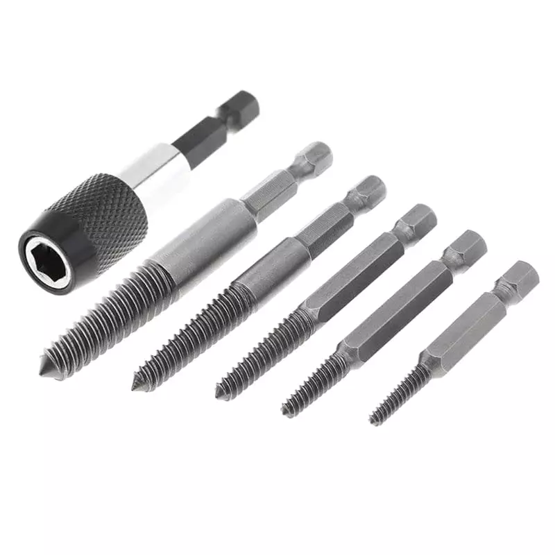 YADAV Double Ended Screw & Bolt Extractor Drill Bit Damaged Screw Removal Tool with Chuck