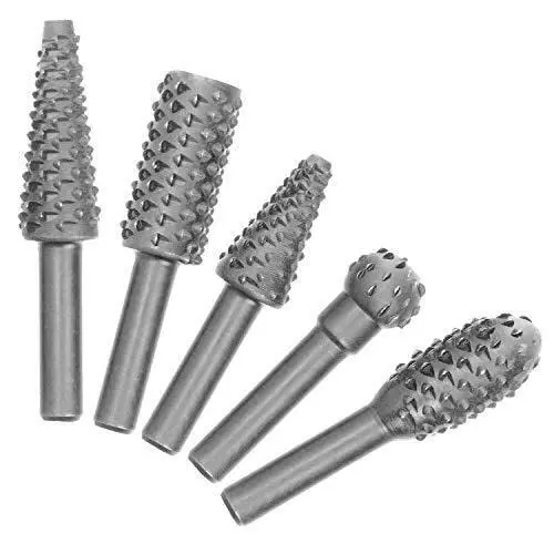 YADAV Wood Drill Bit Set Carving Tools for Dremel Rotary Tools (Set of 5)