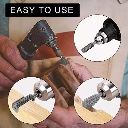 YADAV Wood Drill Bit Set Carving Tools for Dremel Rotary Tools (Set of 5)