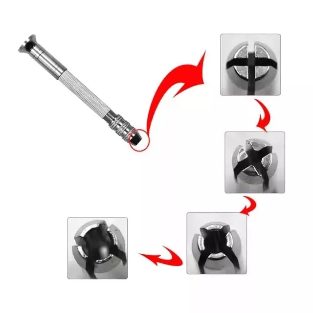 YADAV HSS Pin Vise Hand Drill Bits Set Spiral Twist Bits (0.8 to 3 mm) for PCB & Electronics