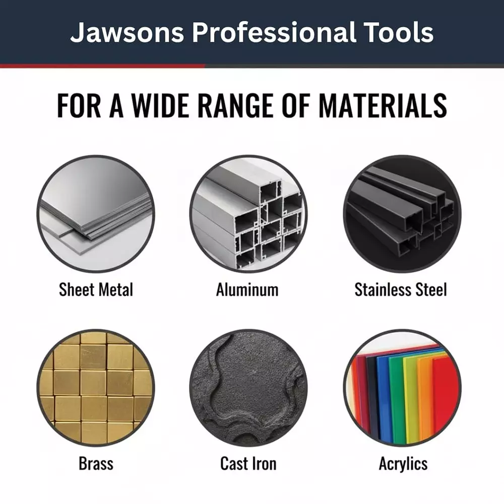 Jawsons M35 Spiral Step Cobalt Drill Bit Set High Speed Steel (HSS) Titanium Coated (Set of 6 Pcs)