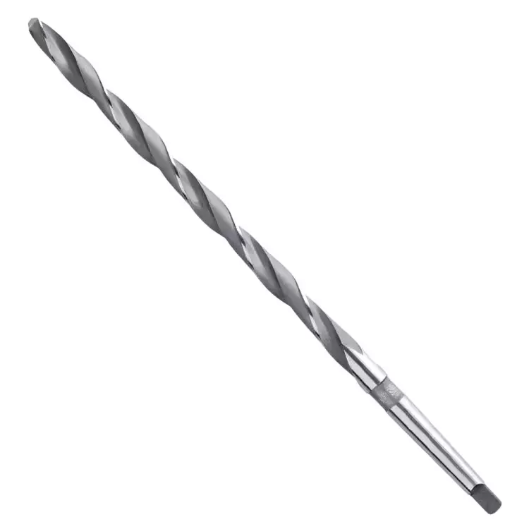Indian Tools 30 mm Size HSS Twist Drill Taper Shank Extra Long Series, Overall Length 450 mm