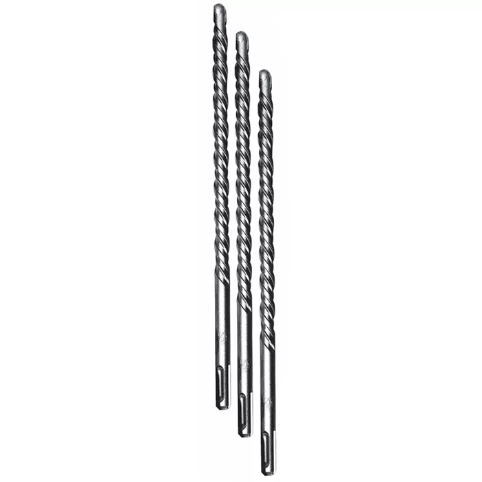 Div's Single Tip Hammer Drill Bit Metal Silver Size - 22x260 mm