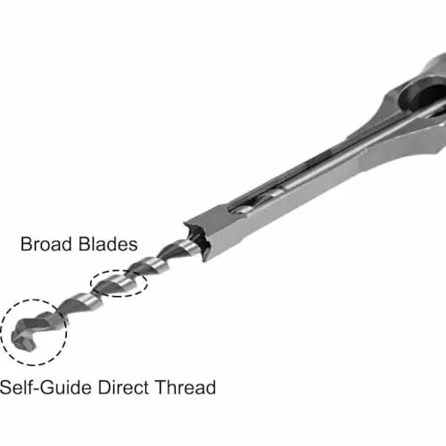 DY TOOLS Hole Drill Bit Metal 6 mm Cutting Dia Spiral Flute Square Shank