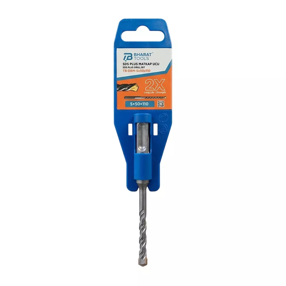 Bharat Tools SDS Plus Drill Bit 5 to 24 mm Diameter Tungsten Carbide Minus Tip Spiral Flute