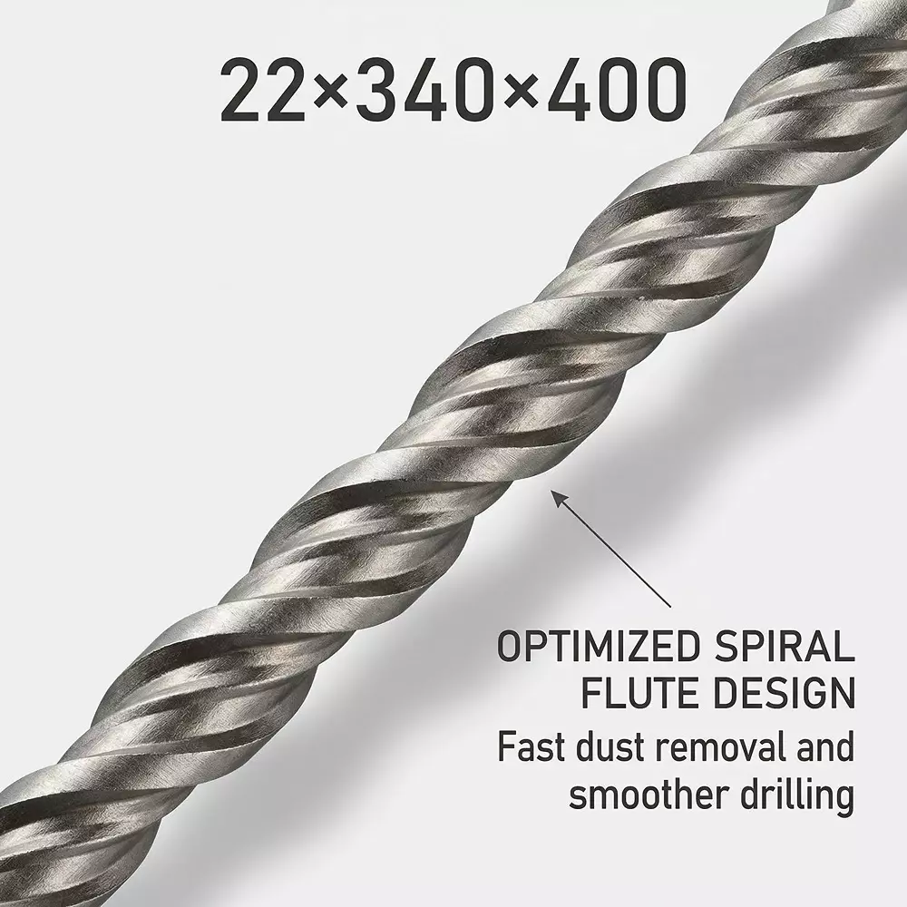 bharat-tools-sds-plus-drill-bit-22-mm-diameter-400-mm-total-length-tungsten-carbide-minus-tip-spiral-flute