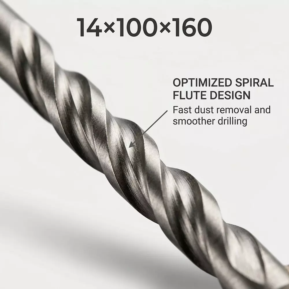 bharat-tools-sds-plus-drill-bit-14-mm-diameter-160-mm-total-length-tungsten-carbide-minus-tip-spiral-flute