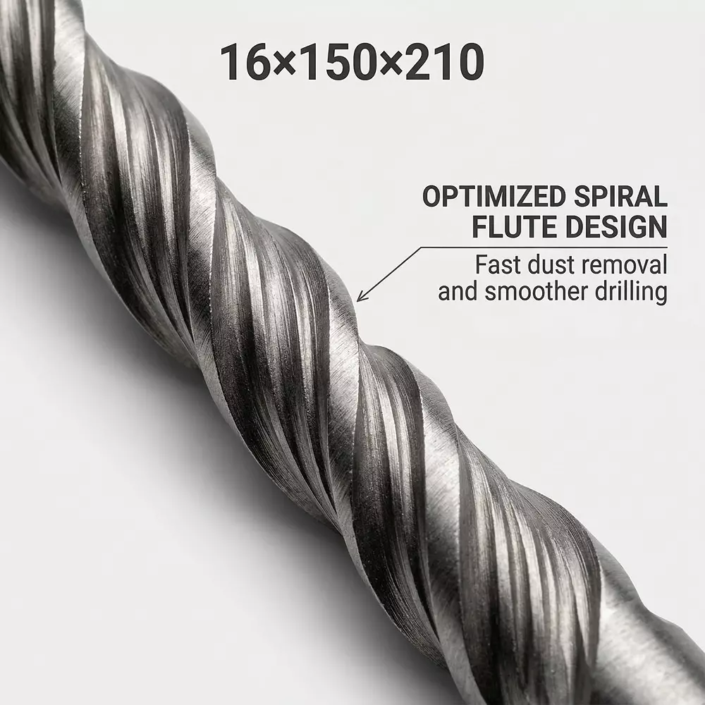 bharat-tools-sds-plus-drill-bit-16-mm-diameter-210-mm-total-length-tungsten-carbide-minus-tip-spiral-flute