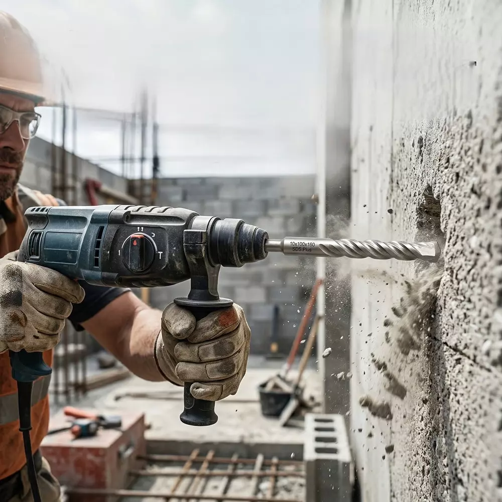 bharat-tools-sds-plus-drill-bit-10-mm-diameter-160-mm-total-length-tungsten-carbide-minus-tip-spiral-flute