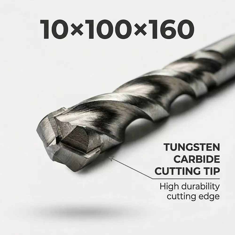 bharat-tools-sds-plus-drill-bit-10-mm-diameter-160-mm-total-length-tungsten-carbide-minus-tip-spiral-flute