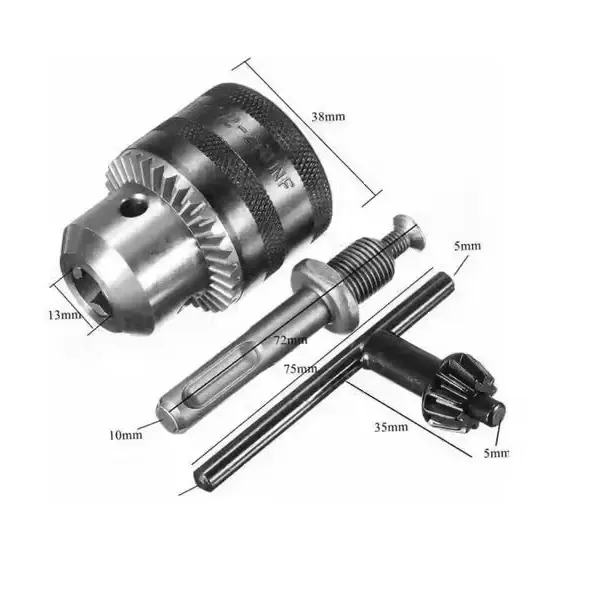 GENERIC Rotary Hammer Drill 20 mm Drill Capacity 800 - 849 W Power, 1000 RPM with 3 Pcs Drill Bit
