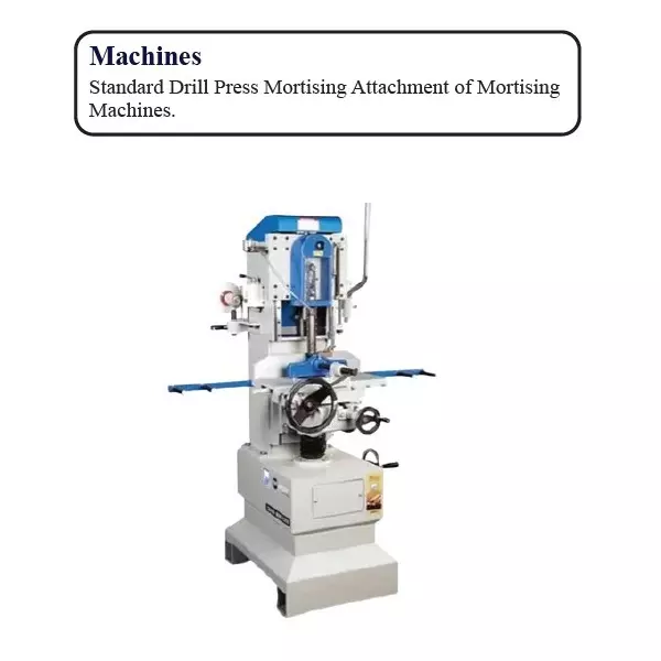 Timus Mortise Chisel TT.CB, ¾ inch (19.05 mm) Cutting Diameter With Guide Bar and Gear, TT.HCS.03.4