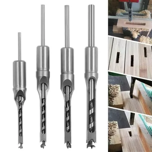 DY TOOLS Hole Drill Bit High Speed Steel 12.7 mm Cutting Dia Twist Flute Square Shank (Pack of 4)