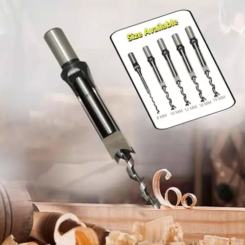 DY TOOLS Hole Drill Bit Carbon Steel 16 mm Cutting Dia Spiral Flute Round Shank