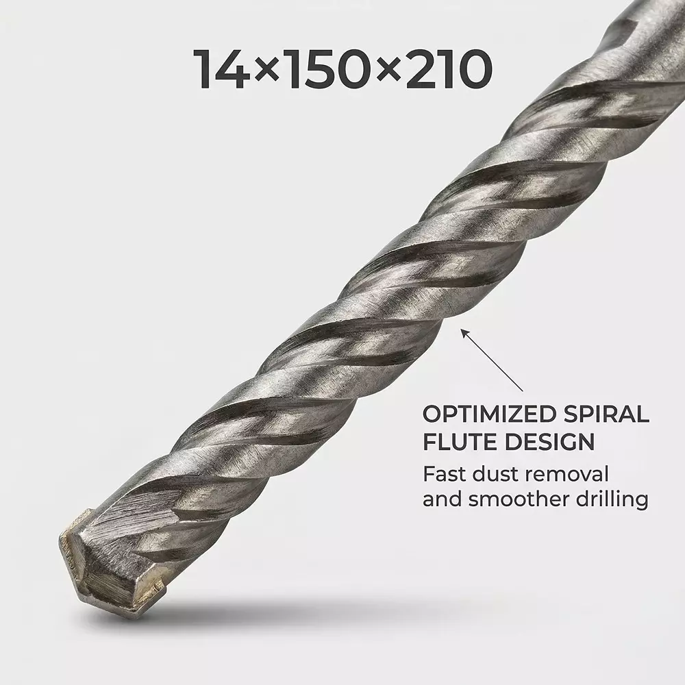 bharat-tools-sds-plus-drill-bit-14-mm-diameter-210-mm-total-length-tungsten-carbide-minus-tip-spiral-flute