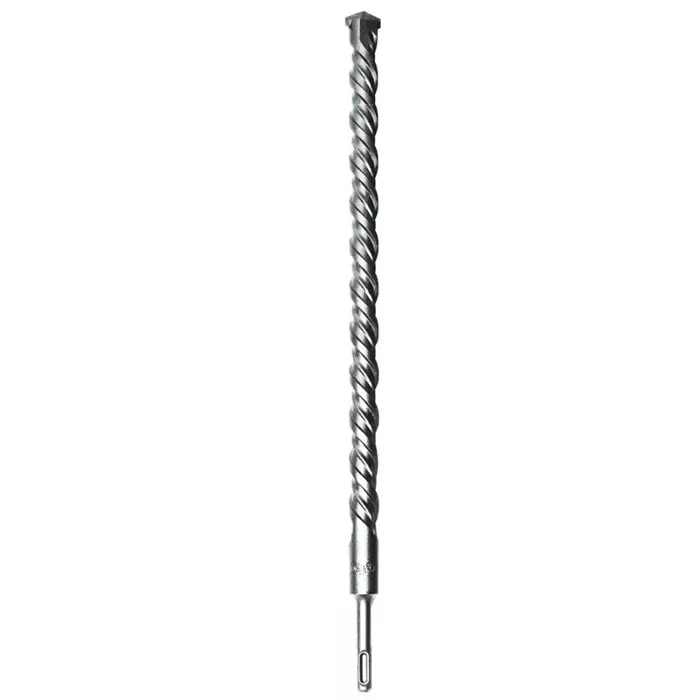 Div's Single Tip Hammer Drill Bit Metal Silver Size 10x600 mm